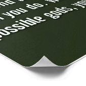 Ein kleiner Gott | Stephen Roberts Poster (Ecke)