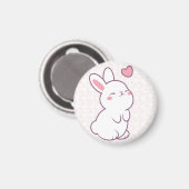Ein kleiner Hase aus Gefühlen Magnet (Vorderseite/Rückseite)