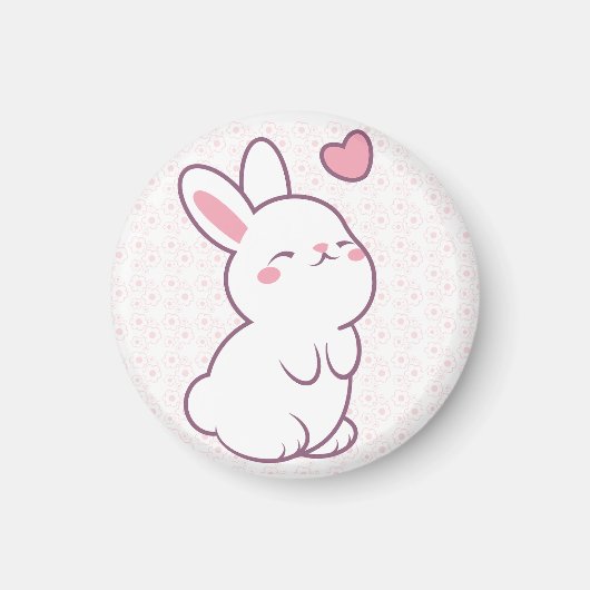 Ein kleiner Hase aus Gefühlen Magnet (Vorne)