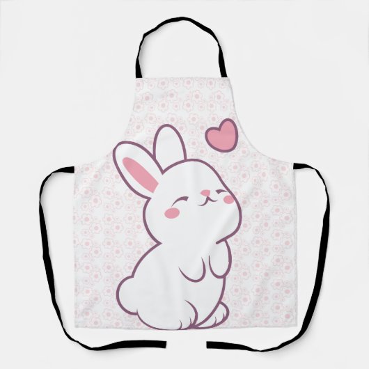 Ein kleiner Hase aus Gefühlen Schürze (Vorderseite)