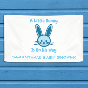 Ein kleiner Hase ist auf dem Weg Banner