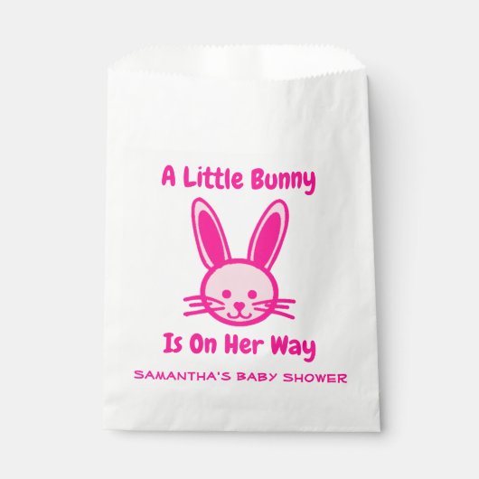 Ein kleiner Hase ist unterwegs Geschenktütchen (Vorderseite)