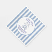 Ein kleiner Hase wird Eins Serviette (Ecke)