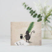 Ein kleiner Hinweis Postkarte (Stehend Vorderseite)