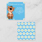 Ein kleiner Hinweis, um zu sagen, denken Sie an Si Mitteilungskarte (Vorne/Hinten)