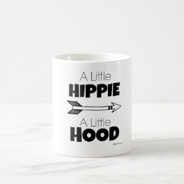 EIN KLEINER HIPPIE EINE KLEINE HAUBE KAFFEETASSE