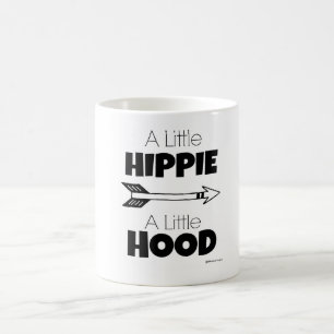 EIN KLEINER HIPPIE EINE KLEINE HAUBE KAFFEETASSE