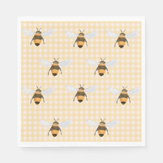Ein kleiner Honey Napkin Serviette (Vorderseite)