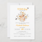 Ein kleiner Honig auf dem Weg zur Wasserfarbendusc Einladung (Vorderseite)