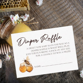 Ein kleiner Honig ist auf dem Weg zum Windeln Begleitkarte