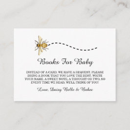 Ein kleiner Honig ist auf dem Weg zur Babydusche Begleitkarte