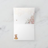 Ein kleiner Honig ist unterwegs Dankeschön an Ihre Dankeskarte (Innenseite)