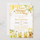 Ein kleiner Honig ist unterwegs Einladung (Vorderseite)