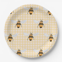 Ein kleiner Honig Pappteller