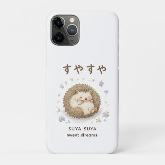 Ein kleiner Igel genießt ein friedliches Nickerche Case-Mate iPhone Hülle