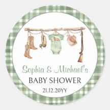 Ein kleiner Jäger-Baby-Shower-Cupcake-Toppper