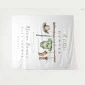 Ein kleiner Jäger befindet sich auf dem Weg zurück Wandteppich (Vorderseite (Horizontal))