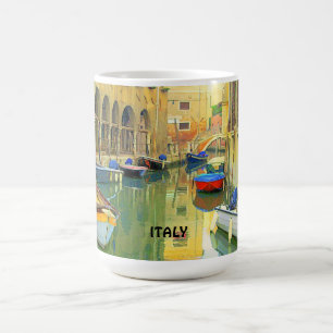 EIN KLEINER KANAL, ITALIEN KAFFEETASSE