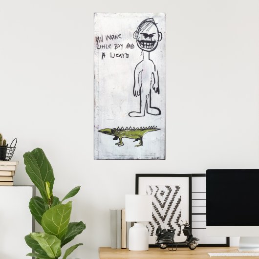 "EIN KLEINER KIND UND EIN LIZARD" POSTER (Heimbüro)