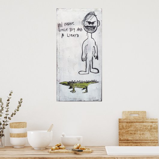 "EIN KLEINER KIND UND EIN LIZARD" POSTER (Küche)