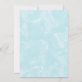 Ein kleiner Kürbis auf dem Weg zum Herbstbrunnen Einladung (Rückseite)