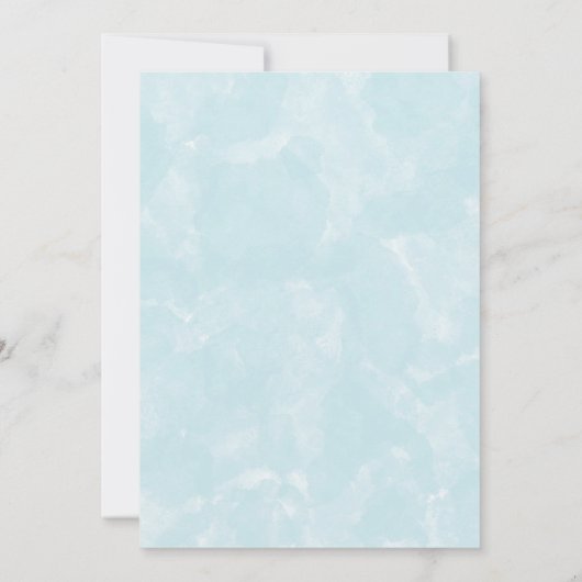 Ein kleiner Kürbis auf dem Weg zum Herbstbrunnen Einladung (Rückseite)