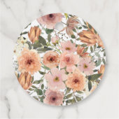 Ein kleiner Kürbis Blush Geschenkanhänger (Rückseite)