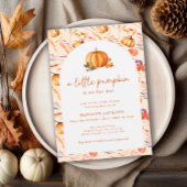 Ein kleiner Kürbis Elegant Fall Floral Einladung