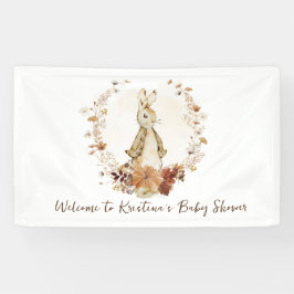 Ein kleiner Kürbis Flopsy Bunny ist auf dem Weg Ba Banner