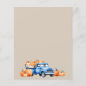 Ein kleiner Kürbis für die Babydusche (Rückseite)