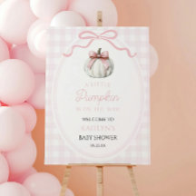 Ein Kleiner Kürbis Herbst-Baby-Shower-Willkommenss