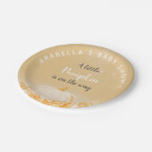 Ein kleiner Kürbis ist auf dem Weg geschlechtsneut Pappteller (Schrägansicht)