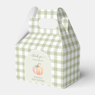 Ein kleiner Kürbis ist auf dem Weg Herbst-Baby-Par Geschenkschachtel