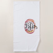 ein kleiner Kürbis ist auf dem Weg Klassischer T - Strandtuch (Vorderseite)