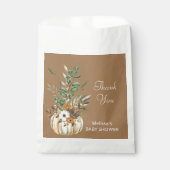 Ein kleiner Kürbis ist auf dem Weg rustikalen brau Geschenktütchen (Vorderseite)