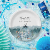 Ein kleiner Kürbis ist auf dem Weg zur Blue Baby D Pappteller (Party)