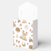 Ein kleiner Kürbis ist auf dem Weg zur Herbstdusch Geschenkschachtel (Geöffnet)