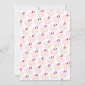 Ein kleiner Kürbis ist auf dem Weg zur Kinderdusch Einladung (Rückseite)