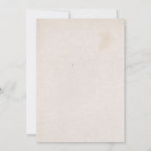 Ein kleiner Kürbis ist auf der Way Fall Baby Dusch Einladung (Rückseite)