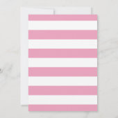 Ein kleiner Kürbis ist auf der Way Girl Baby Dusch Einladung (Rückseite)