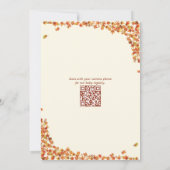 Ein kleiner Kürbis ist auf ihrem Weg nach Afro Puf Einladung (Rückseite)