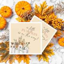 Ein kleiner Kürbis ist unterwegs - Baby Dusche