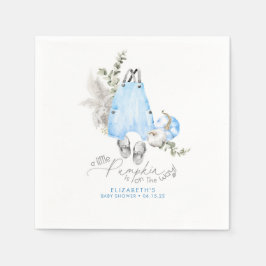 Ein kleiner Kürbis ist unterwegs - Babydusche. Serviette