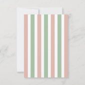 Ein kleiner Kürbis ist unterwegs! Babyparty Einladung (Rückseite)