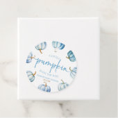 Ein kleiner Kürbis ist unterwegs! Babyparty Geschenkanhänger (Beispiel)