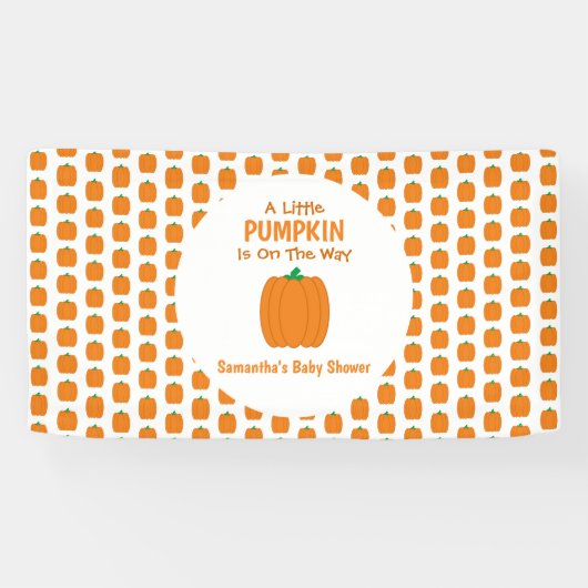 Ein kleiner Kürbis ist unterwegs Banner (Horizontal)