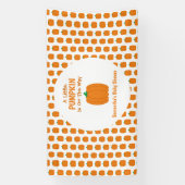 Ein kleiner Kürbis ist unterwegs Banner (Vertikal)