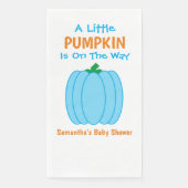 Ein kleiner Kürbis ist unterwegs Serviette (Vorderseite)