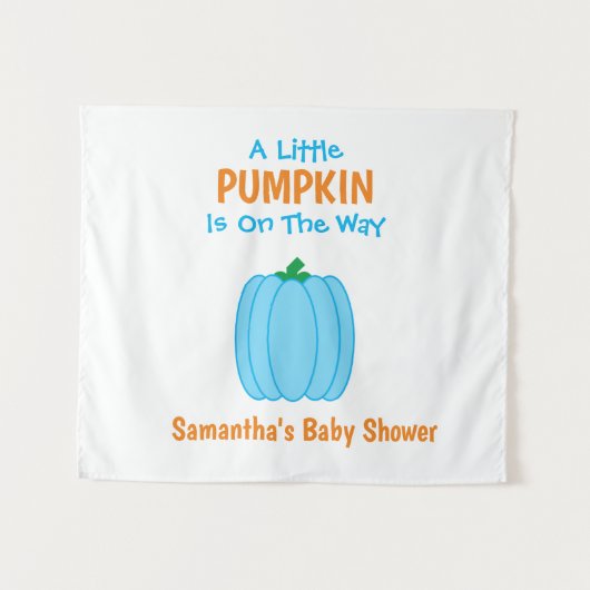 Ein kleiner Kürbis ist unterwegs Wandteppich (Vorderseite (Horizontal))