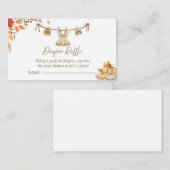 Ein kleiner Kürbis-Windelwascher, Wäscherei Boho F Begleitkarte (Vorne/Hinten)